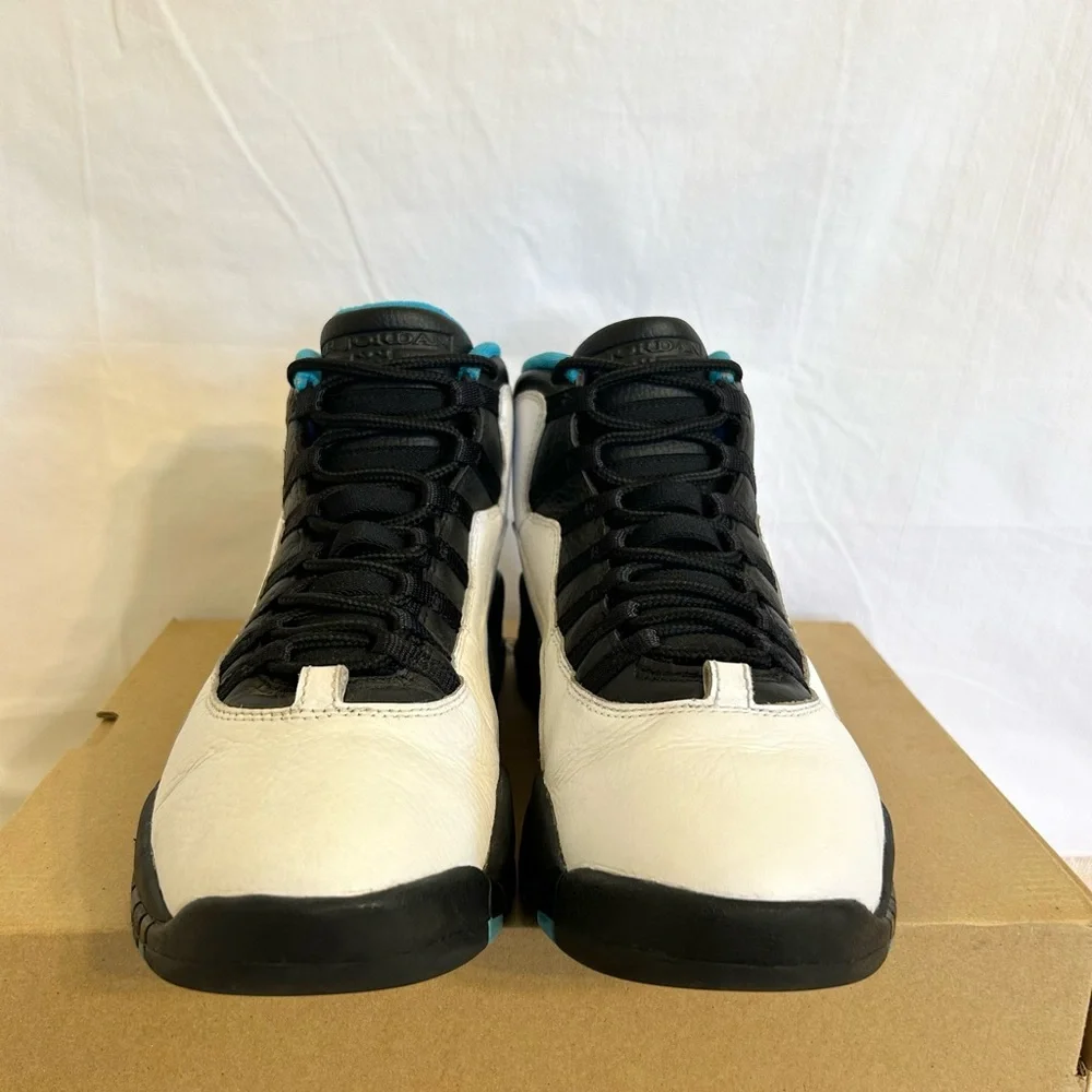 AUTHENTIC Jordan 10 Retro Powder Blue size 9 310805-106 2014 PRE-OWNED